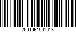 Código de barras (EAN, GTIN, SKU, ISBN): '7891361981915'