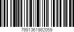 Código de barras (EAN, GTIN, SKU, ISBN): '7891361982059'