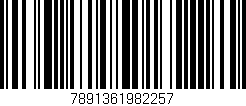 Código de barras (EAN, GTIN, SKU, ISBN): '7891361982257'