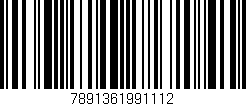 Código de barras (EAN, GTIN, SKU, ISBN): '7891361991112'