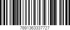 Código de barras (EAN, GTIN, SKU, ISBN): '7891363337727'