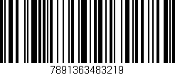 Código de barras (EAN, GTIN, SKU, ISBN): '7891363483219'