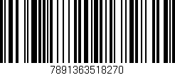 Código de barras (EAN, GTIN, SKU, ISBN): '7891363518270'