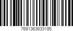 Código de barras (EAN, GTIN, SKU, ISBN): '7891363633195'