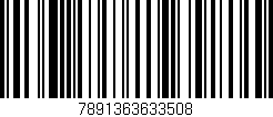 Código de barras (EAN, GTIN, SKU, ISBN): '7891363633508'