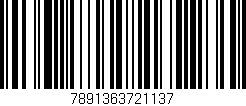 Código de barras (EAN, GTIN, SKU, ISBN): '7891363721137'