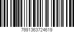 Código de barras (EAN, GTIN, SKU, ISBN): '7891363724619'