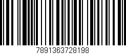 Código de barras (EAN, GTIN, SKU, ISBN): '7891363728198'