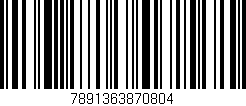 Código de barras (EAN, GTIN, SKU, ISBN): '7891363870804'