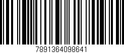 Código de barras (EAN, GTIN, SKU, ISBN): '7891364098641'
