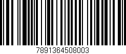 Código de barras (EAN, GTIN, SKU, ISBN): '7891364508003'