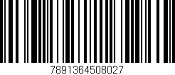 Código de barras (EAN, GTIN, SKU, ISBN): '7891364508027'