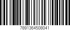 Código de barras (EAN, GTIN, SKU, ISBN): '7891364508041'