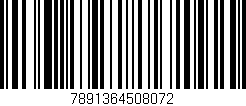 Código de barras (EAN, GTIN, SKU, ISBN): '7891364508072'