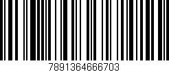 Código de barras (EAN, GTIN, SKU, ISBN): '7891364666703'
