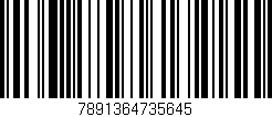 Código de barras (EAN, GTIN, SKU, ISBN): '7891364735645'