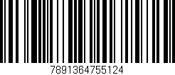 Código de barras (EAN, GTIN, SKU, ISBN): '7891364755124'