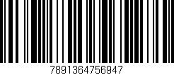Código de barras (EAN, GTIN, SKU, ISBN): '7891364756947'