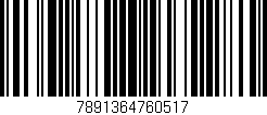 Código de barras (EAN, GTIN, SKU, ISBN): '7891364760517'