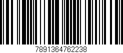 Código de barras (EAN, GTIN, SKU, ISBN): '7891364762238'