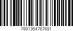 Código de barras (EAN, GTIN, SKU, ISBN): '7891364767691'