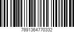 Código de barras (EAN, GTIN, SKU, ISBN): '7891364770332'