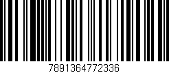 Código de barras (EAN, GTIN, SKU, ISBN): '7891364772336'