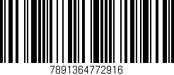 Código de barras (EAN, GTIN, SKU, ISBN): '7891364772916'