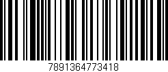 Código de barras (EAN, GTIN, SKU, ISBN): '7891364773418'