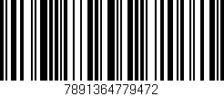 Código de barras (EAN, GTIN, SKU, ISBN): '7891364779472'