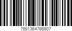 Código de barras (EAN, GTIN, SKU, ISBN): '7891364786807'