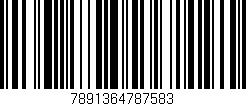 Código de barras (EAN, GTIN, SKU, ISBN): '7891364787583'
