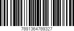 Código de barras (EAN, GTIN, SKU, ISBN): '7891364789327'