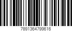 Código de barras (EAN, GTIN, SKU, ISBN): '7891364799616'