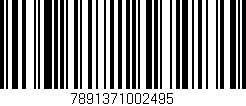 Código de barras (EAN, GTIN, SKU, ISBN): '7891371002495'
