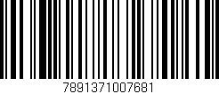 Código de barras (EAN, GTIN, SKU, ISBN): '7891371007681'