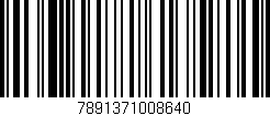 Código de barras (EAN, GTIN, SKU, ISBN): '7891371008640'