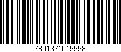 Código de barras (EAN, GTIN, SKU, ISBN): '7891371019998'