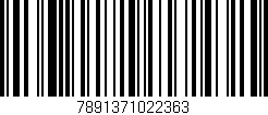 Código de barras (EAN, GTIN, SKU, ISBN): '7891371022363'
