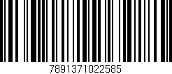 Código de barras (EAN, GTIN, SKU, ISBN): '7891371022585'