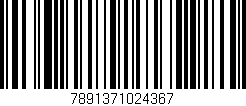 Código de barras (EAN, GTIN, SKU, ISBN): '7891371024367'