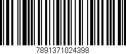 Código de barras (EAN, GTIN, SKU, ISBN): '7891371024398'