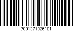 Código de barras (EAN, GTIN, SKU, ISBN): '7891371026101'