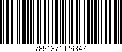 Código de barras (EAN, GTIN, SKU, ISBN): '7891371026347'