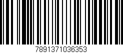 Código de barras (EAN, GTIN, SKU, ISBN): '7891371036353'