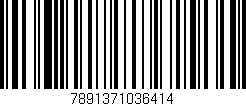 Código de barras (EAN, GTIN, SKU, ISBN): '7891371036414'