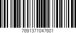 Código de barras (EAN, GTIN, SKU, ISBN): '7891371047601'