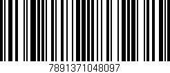 Código de barras (EAN, GTIN, SKU, ISBN): '7891371048097'