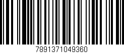 Código de barras (EAN, GTIN, SKU, ISBN): '7891371049360'