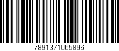 Código de barras (EAN, GTIN, SKU, ISBN): '7891371065896'